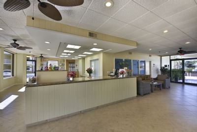 reception desk