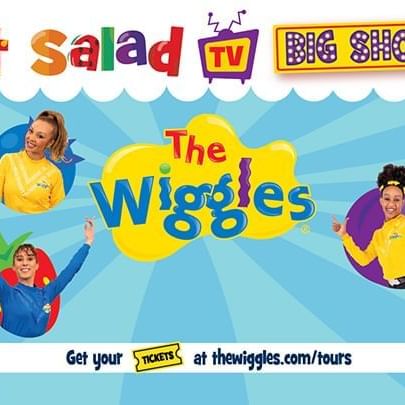 Poster of The Wiggles show tour at Brady Hotels