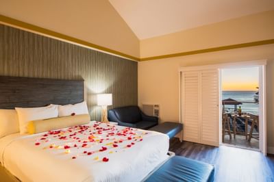 flowers on a bed
