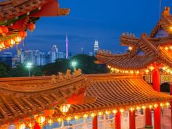 The iconic Thean Hou Temple near Gardens hotels & residences