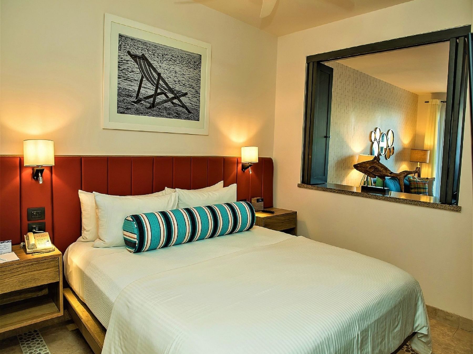 1 Bedroom Suite with king bed at Cabo Villas Beach Resort