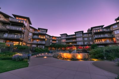 Inner Cove Hotel Grounds Sunset