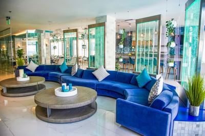 Interior of the lobby & lounge area at The Abidah Hotel