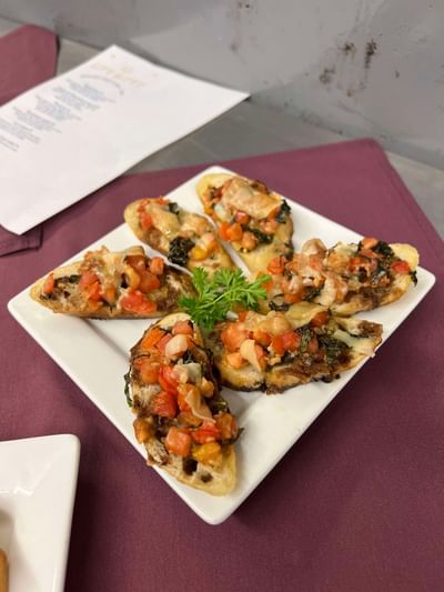 Bistro Appetizer served at La Tourelle Hotel and Spa
