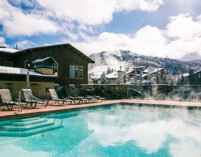 The Chateaux Deer Valley Winter Pool