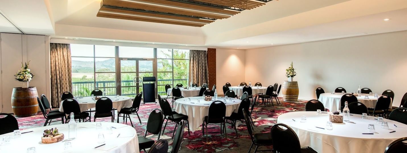 Table setting in Dining area at Novotel Barossa Valley