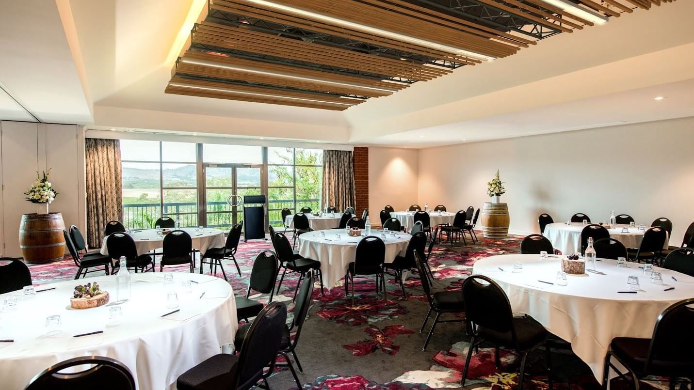 Table setting in Dining area at Novotel Barossa Valley	