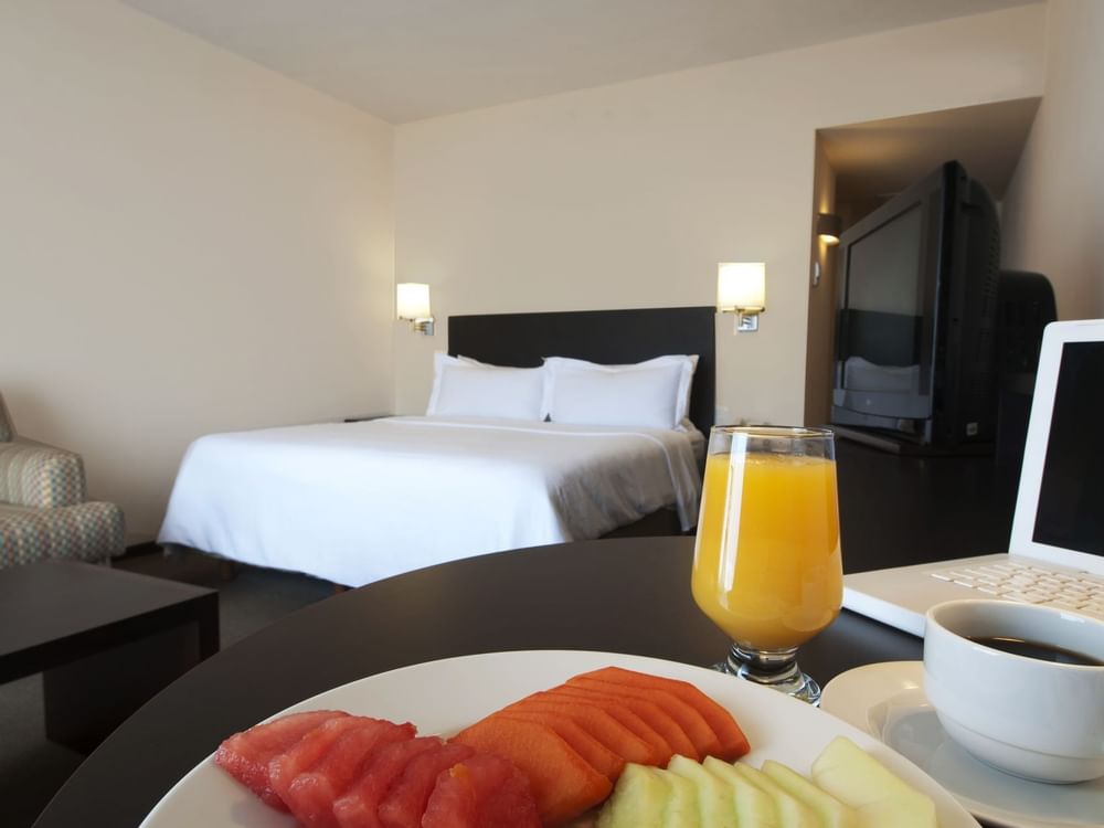 Breakfast served in Superior Room at Fiesta Inn
