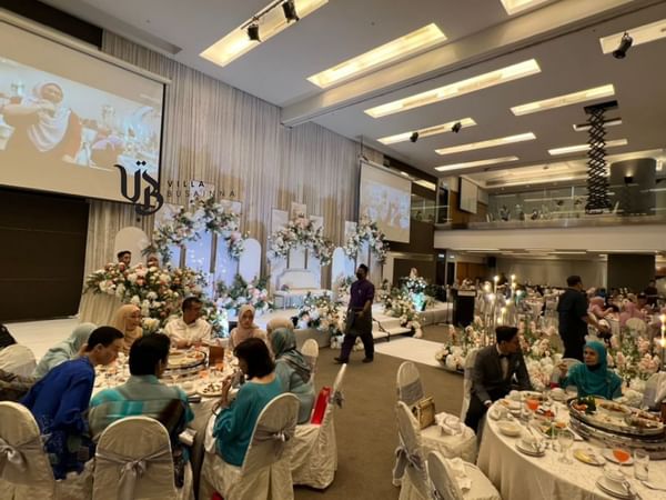 Interior of wedding Banquet hall at Hotel Maya Kuala Lumpur