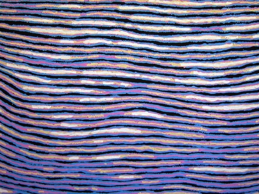 Tali art by Alice Nampitjinpa at Sofitel Brisbane Central