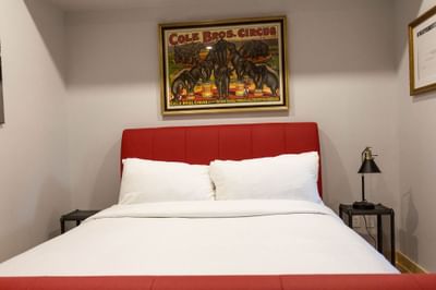 Comfy bed in Executive Residence at Retro Suites Hotel