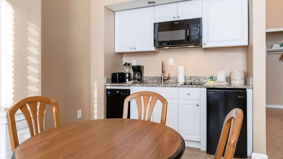 Dining Area in Large Studio at Brigantine Beach