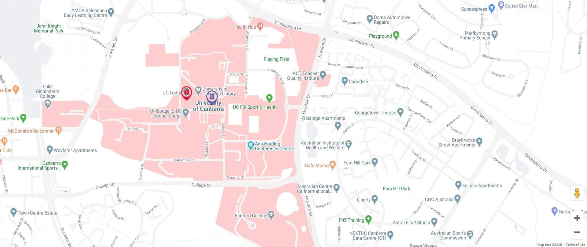 UniLodge @ UC - UC Lodge Map