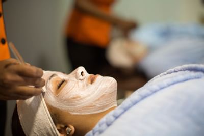 Facial experience in the spa at True Blue Bay Hotel