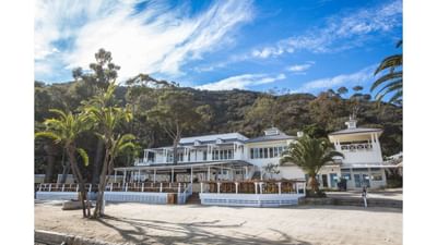 Exterior view of the Descanso Beach Club, Catalina Island Company