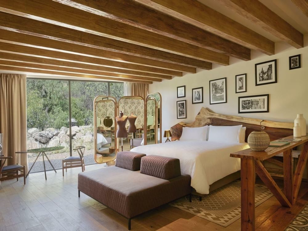 Eve Suite kings bedroom at Live Aqua Urban Resort