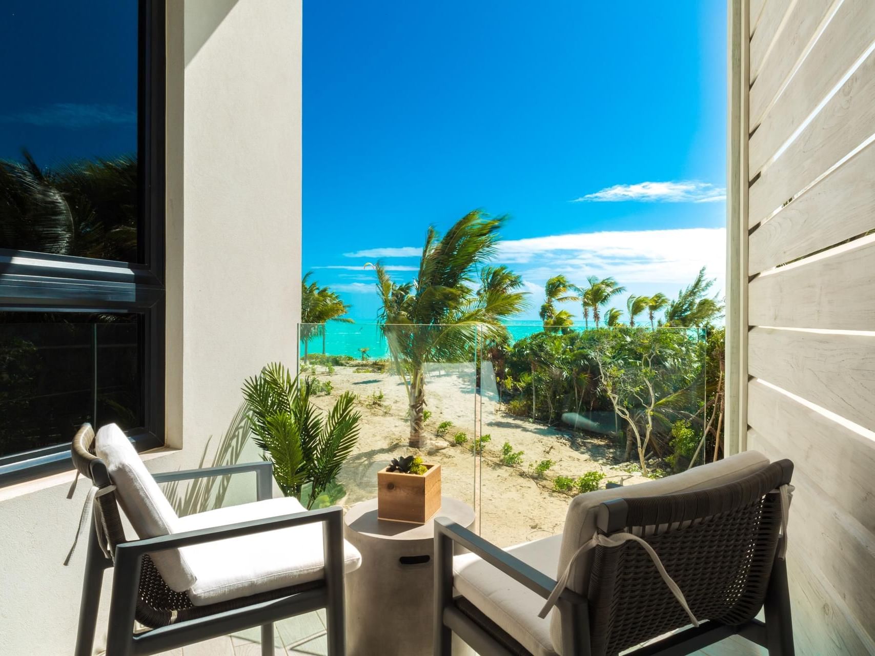 Chairs on Luxury Studio with Terrace at H2O Life Style Resort