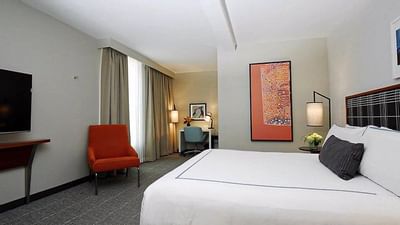 Interior of Accessible Guestroom at The Godfrey Hotel