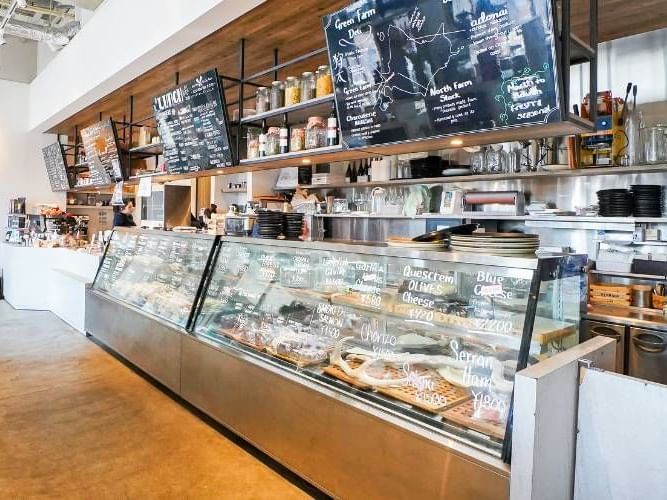 Baked goods display in Green Farm at Chatrium Hotels