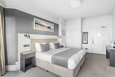 Standard Twin Room at The Grand Atlantic Hotel in Weston-super-Mare