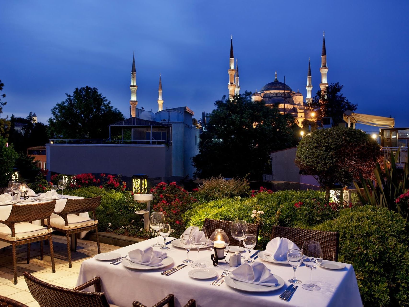 Mosaic Terrace Restaurant Eresin hotels sultanahmet