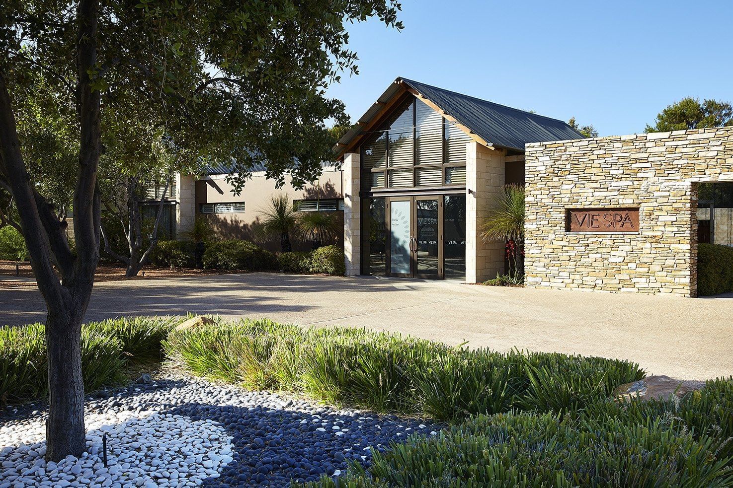 Entrance to the Vie Spa at Pullman Bunker Bay Resort