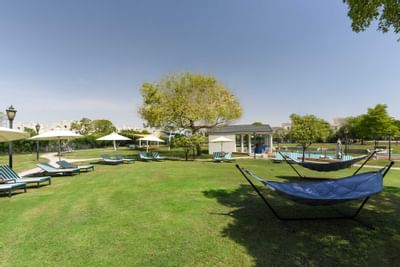 view of the loungers of the recreation area Al Aziziyah Boutique