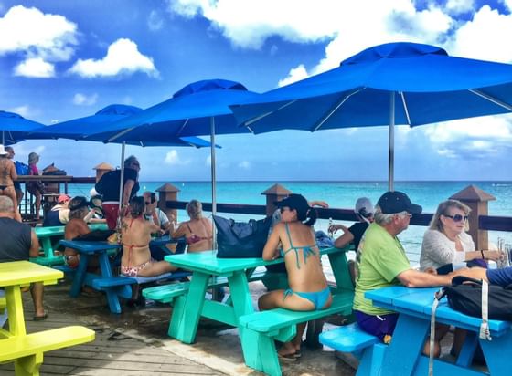 Visitors at the sitting area, The Morgan Resort Spa Village
