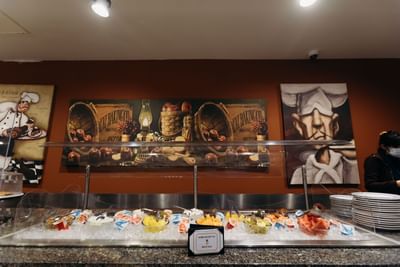 Fruits on an ice buffet, Fonda De San Luis, Araiza San Luis