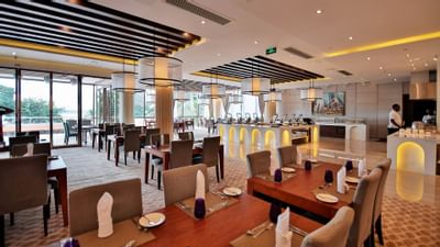 Restaurant at Fleuve Congo Hotel Hotel in Kinshasa