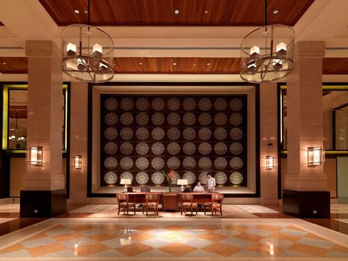 Grand lobby of the front desk at The Danna Langkawi 