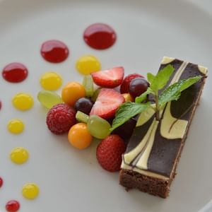 A Vibrant dessert served in the hotel at Polana Serena Hotel