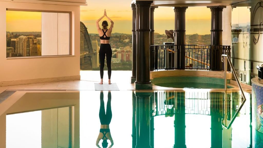 Yoga with a view at The Sebel Quay West Suites Sydney