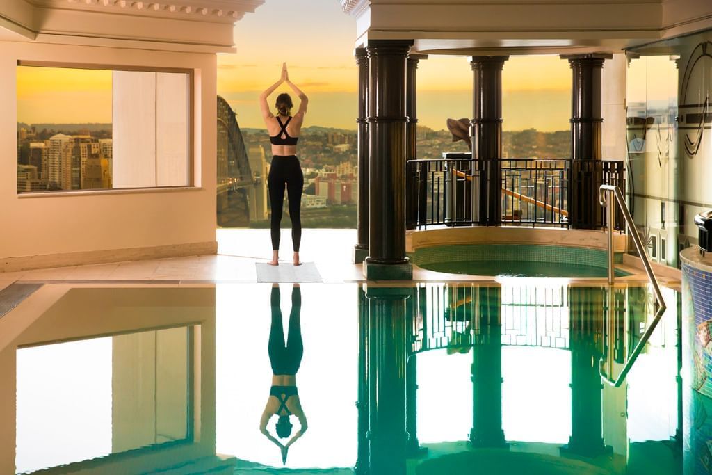 Yoga with a view at The Sebel Quay West Suites Sydney