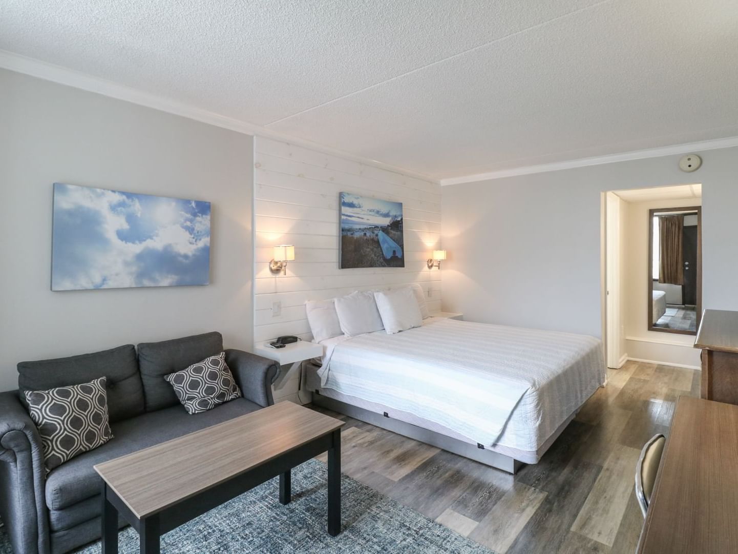 King Room Deluxe with a comfy Sofa at Block Party Hotels