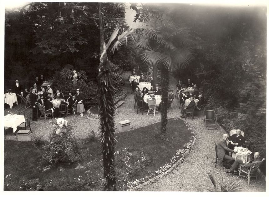 Visuale Giardino 1930 Hotel Manin