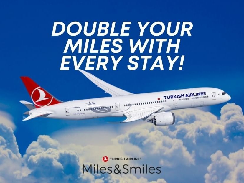 Earn Miles with Miles&Smiles for your stays at Eresin Hotels. 