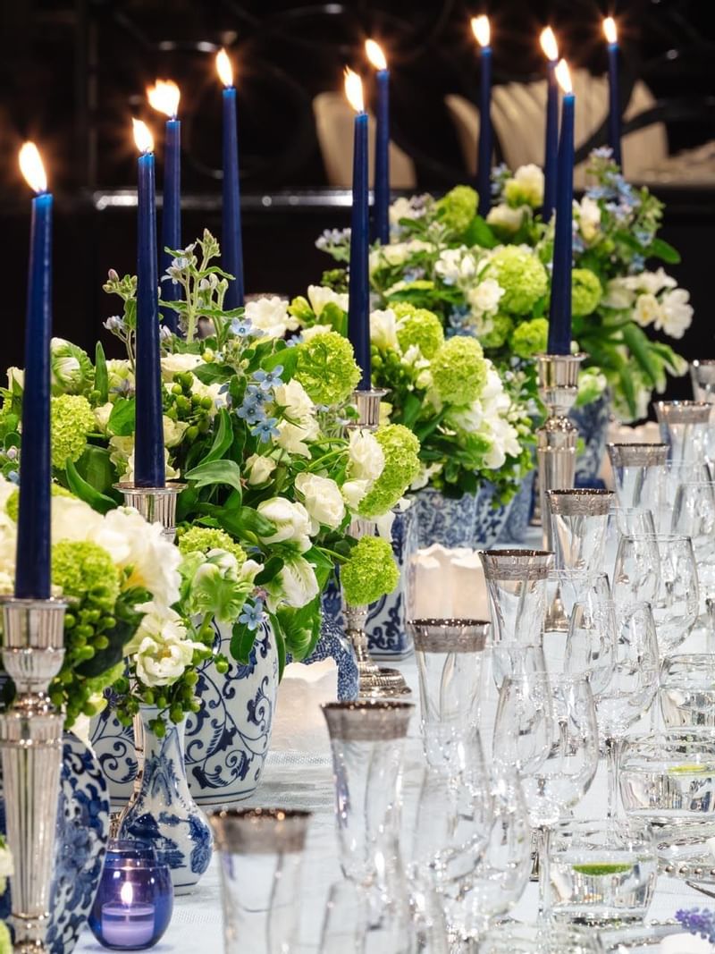 Closeup on Table utenzils at The May Fair Hotel London
