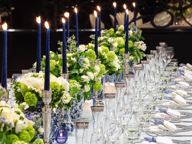 Closeup on Table utenzils at The May Fair Hotel London