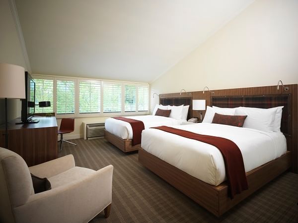 Executive Queen Room with two beds at Topnotch Stowe Resort