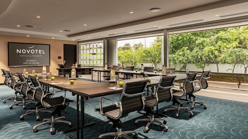 U-shape set-up in Tumbalong Room at Novotel Darling Square