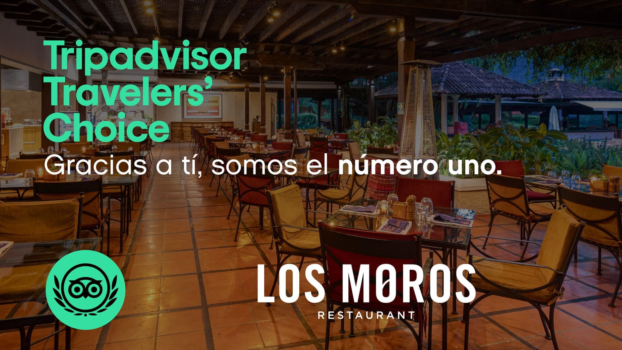 Tripadvisor Traveler Choice Restaurante Los Moros en Porta Hotel Antigua
