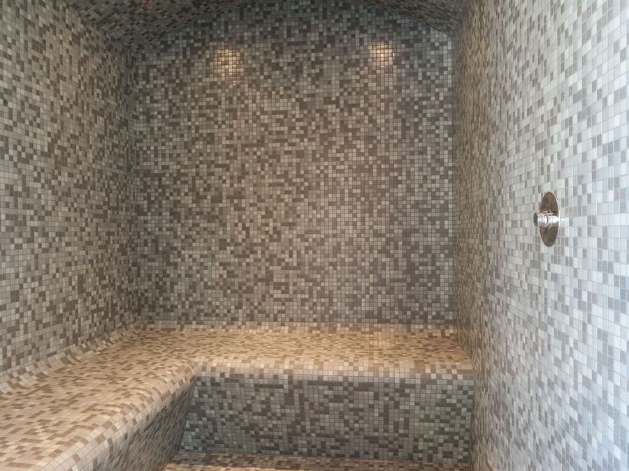Bathroom in a rooChateau du Landel

