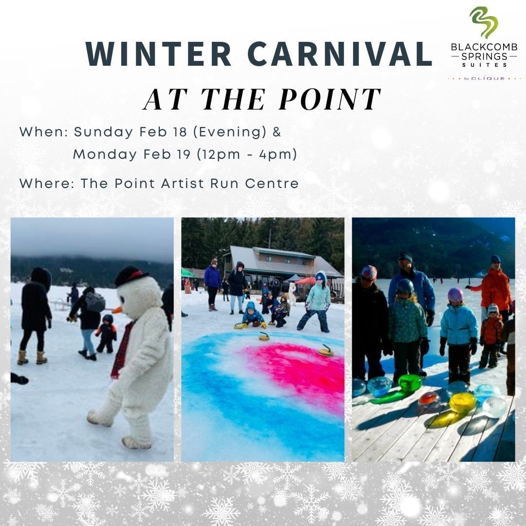 Winter Carnival poster at Blackcomb Springs Suites