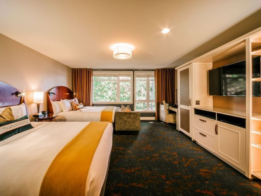 Creekside Double Queen Room at Alderbrook Resort & Spa