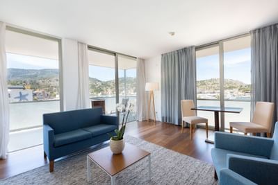 Aimia Hotel - Wohnzimmer der Junior Suite