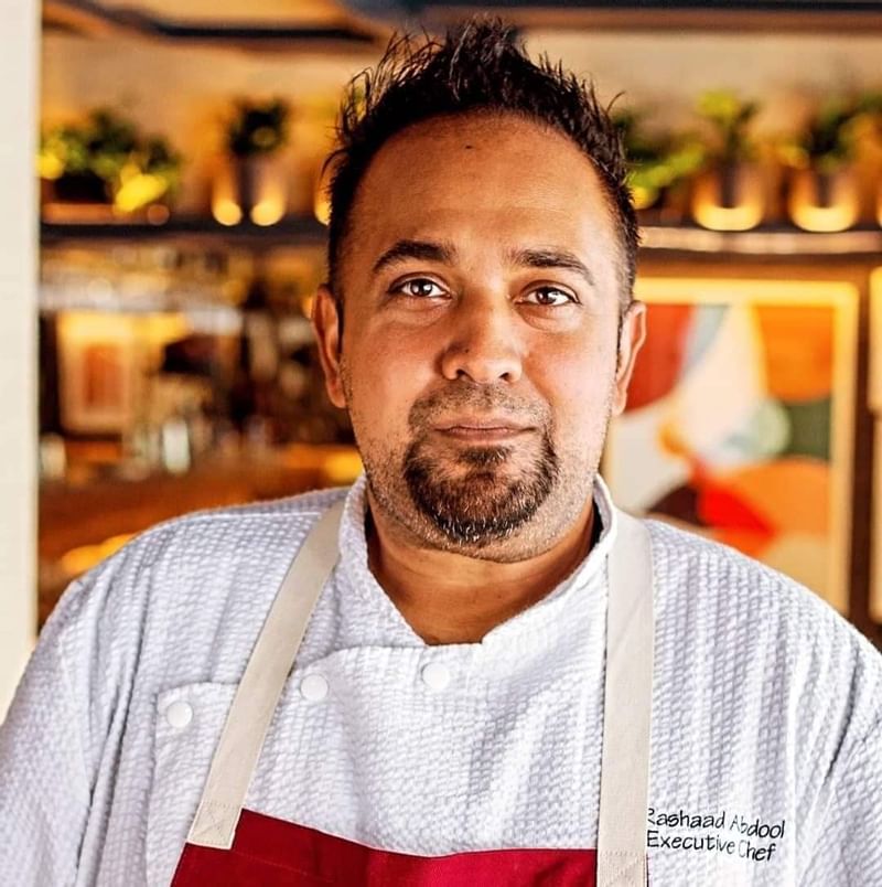 A Photo of executive chef Rashaad Abdool at The Diplomat Resort