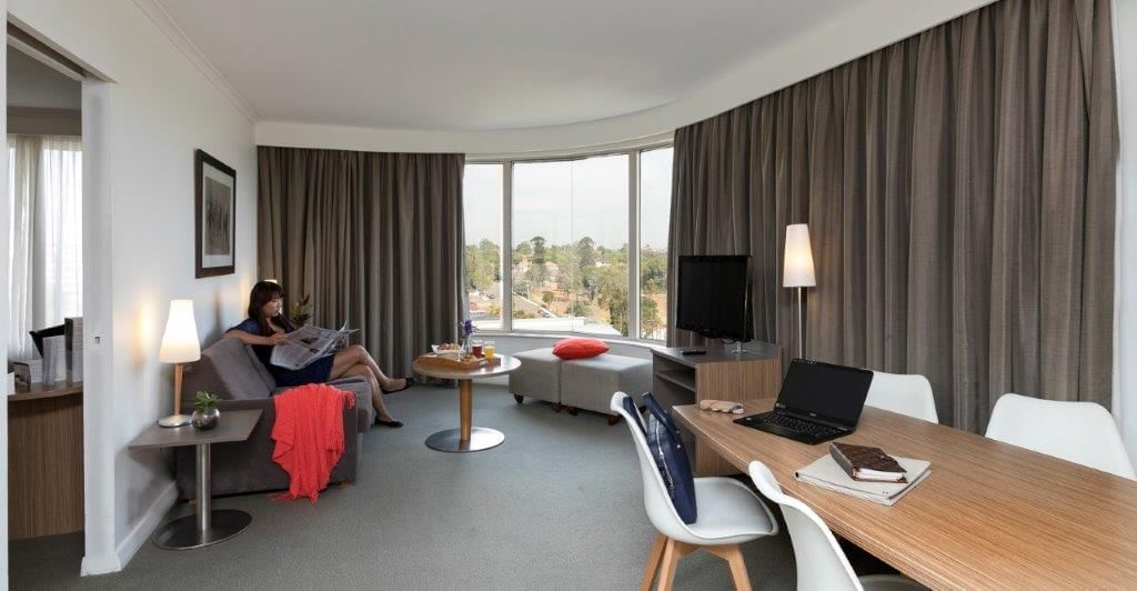 View of King Executive Spa Suite at Mercure Sydney Parramatta