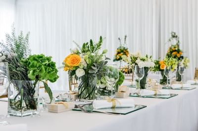 Wedding Table Decorations at Goodwood Park Hotel