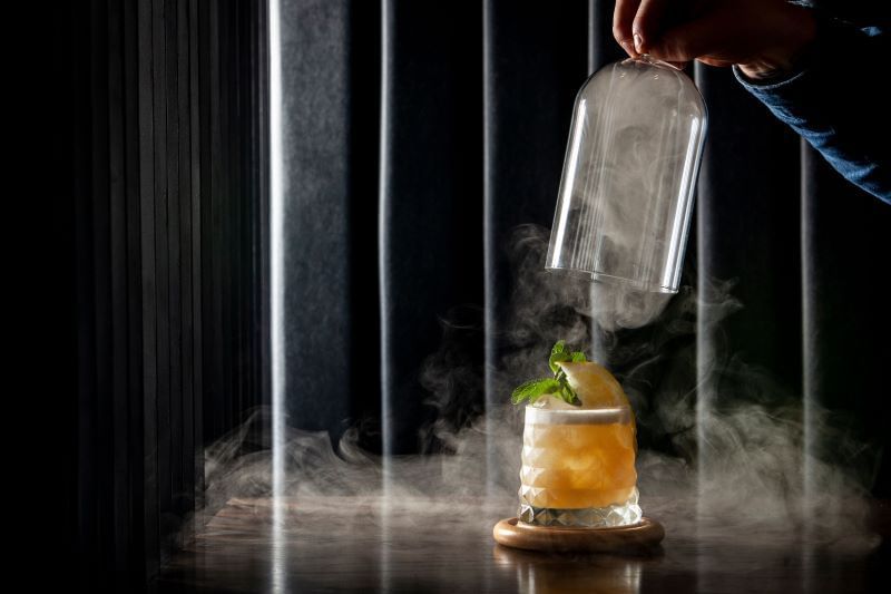 Cocktail in Restaurant & Bar at The Clermont Charing Cross